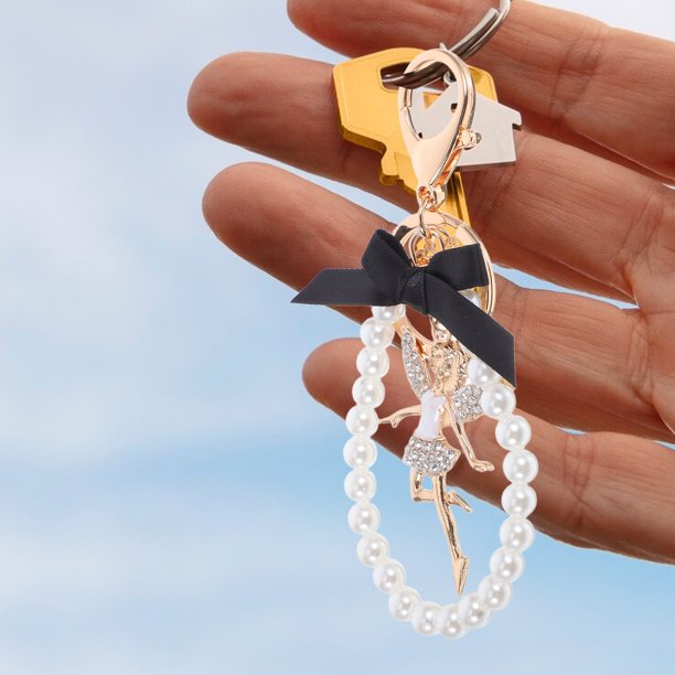 UPGRATOR Accesorios De Llaveros Con Y Ángel Decorativo Para Hogar Color Negro