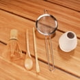 thumbnail image 2 of BambooMN Brand - Matcha Tea Whisk Set - 5-Pieces - White, 2 of 5