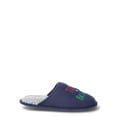 thumbnail image 2 of Dearfoams Cozy Comfort Men's Holiday Novelty Scuff Slippers, Tipsy and Bright, 2 of 5