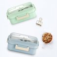 thumbnail image 2 of PENGXIANG Kitchen Microwave Lunch Box Wheat Straw Children Kids School Office Portable Food Storage Container, 2 of 9