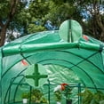 thumbnail image 3 of Sundale Outdoor Large Walk in Garden Plastic Green House Kit for Winter Greenhouse Waterproof PE Cover and Zipper Door, 3 of 8