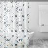 thumbnail image 1 of TIMIFIS Rideaux Rideau de Douche Rideau de Salle de Bain Rideau de Séparation Rideau de Douche Imperméable Rideau de Douche Imperméable Anti-Moisissure Séparation du Mouillé et du Sec Rideaux Transparents Été, 1 of 4