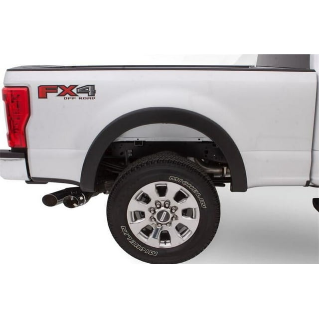 Bushwacker Fender Flare 20941-02 OE Style; 3/4 Inch Tire Coverage; Matte Black; Dura-Flex 2000 ABS Smooth Plastic; Set Of 4