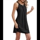 thumbnail image 3 of Vestidos de Verano Calados de Crochet para Mujer Negro M, 3 of 10