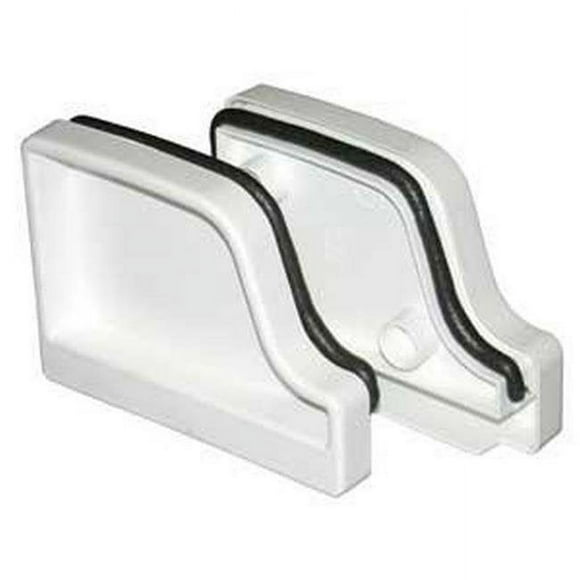 Euramax Canada 1789643 Gutter End Cap Set White Vinyl