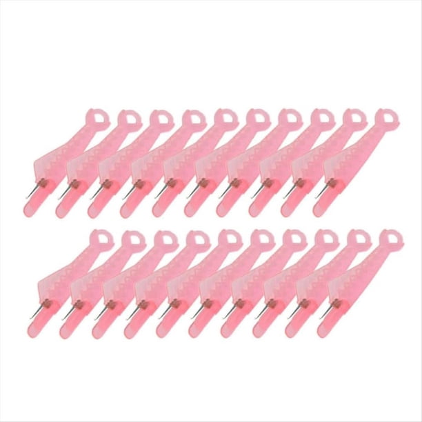 Enhebrador de Agujas para Máquina de Coser con Boca de , Herramienta de Enhebrador Automático de Agujas de Coser Mejorada 2024, Rosa, 100 Unidades