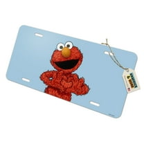 Sesame Street Vintage Elmo Novelty Metal Vanity Tag License Plate