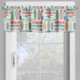 thumbnail image 4 of Ambesonne Surfboard Valance & Curtain, Summer Travel Retro, 55"x24", Multicolor, 4 of 6