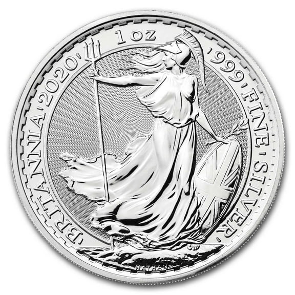 2020 Great Britain 1 oz Silver Britannia BU