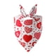 thumbnail image 1 of Pañuelo para perro Yuyangstore San Valentín bufanda triangular para perros, 1 of 8