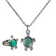 thumbnail image 3 of colgante de tortuga linda de material acero inoxidable - Collar de humor de color Gargantilla Jewelry Set para regalos de mujer, 3 of 9