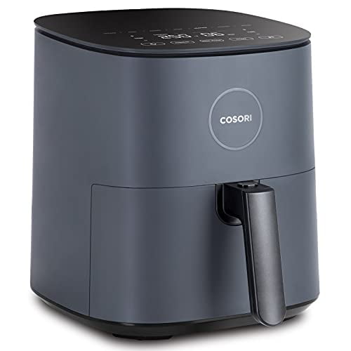COSORI Air Fryer, 5 Quart Compact Oilless Oven with 30 Recipes, Up to 450?, 9 Cooking Functions on One Touch Tempered Glass Screen, Free up Counter Space, for Families of 3-5 People, Quiet, Dark Grey