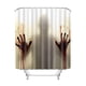 thumbnail image 3 of Revestimiento De Cortina De Ducha Con 12 Ganchos Mampara De Ducha Impermeable Diseño Grueso Accesorios De Baño Alta Fácil De Instalar Para Baño Baño Kearding HA027013-01, 3 of 6