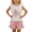 AB24 Pink, variant on Tisuna 2 Pieces Stylish Outfits For Girls Floral Bowknot Print Sleeveless Crew Neck Top And Shorts Two Piece Cute Casual Toddler Girls Playwear Clothes Set Pink Size 2-3 Years
