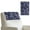 Boho Floral Paisley Pattern Blue, variant on COEQINE Recliner Headrest Covers PU Leather Headrest Protector with Hook and Loop Straps, Universal Head Rest Covers for Recliner Office Chair Home Decor, 17x27 Inch, Colorful Butterfly