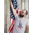 thumbnail image 2 of Independence Statue Of Liberty T-Shirt Men -Image by Shutterstock, Male 5X-Large, 2 of 4