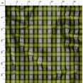 thumbnail image 3 of Soimoi Green Rayon Fabric Plaid Check Printed Craft Fabric by the Yard 42 Inch Wide, 3 of 5