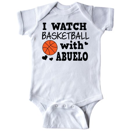 

Inktastic I Watch Basketball with Abuelo Gift Baby Boy Bodysuit