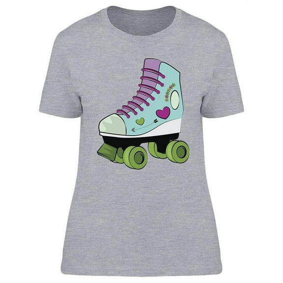 Cute Roller Skate T-Shirt Women -Image by Shutterstock, Female Small
