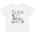 thumbnail image 3 of Inktastic My Aunt in Ohio Loves Me Boys or Girls Baby T-Shirt, 3 of 5