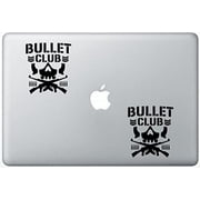 Bullet Club New Japan Pro Wrestling FlashDecals0473 Set Of Two (2x) , Decal , Sticker , Laptop , Ipad , Car , Truck