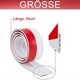 thumbnail image 2 of 2er-Pack Tr-Zugluftstopper, Trfeger fr Auen- und Innentren, Trbodendichtung, Staub- und Lrmisolierung, Wetterschutz-Zugschutz-Isolator, 1-4/5" B x 37, 2 of 5