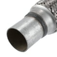thumbnail image 5 of 1 Pcs 1.75"x8"x12" Car Exhaust Flex Pipe with Welding Extension Pipe Stainless Steel Silver Tone, 5 of 6