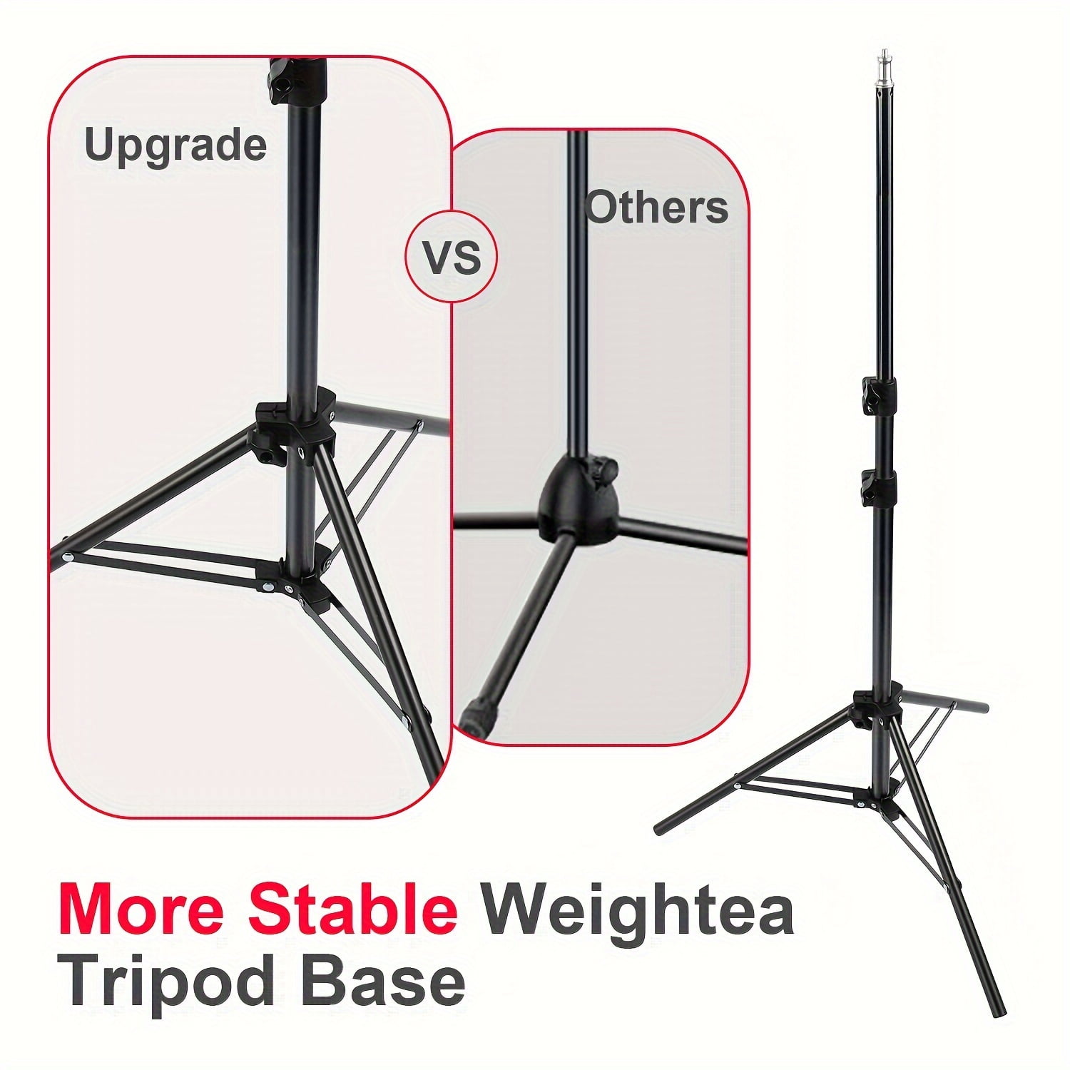 General's Adjustable Mic Stand with Boom Arm, Dual Clips & Phone Holder for Live Events, Weddings, Stage Performances & Christmas Gifts