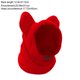 thumbnail image 4 of Gorro Calentado de Invierno para Perro Jersey de Polar – Hebbilla ajustable, poliéster ligero, color sólido negro/azul oscuro/rojo, protección contra el calor exterior, 1 pc, 4 of 7