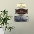 thumbnail image 3 of Signs ByLITA Fancy Selling your Pyramid Scheme Side Hustle is Prohibited Funny Office Sign (Ivory/Dark Brown) - Small, 3 of 6
