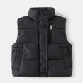 thumbnail image 2 of Ruyang Toddler Boys Girls Puffer Vest Winter Warm Thick Puffy Quilted Gilet Lightweight Water-proof Sleeveless Jackets, 2 of 4