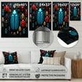 thumbnail image 4 of Designart "Tiny Wonders Insects Bugs wall decor IV" Animals Metal Wall Art, 4 of 5