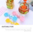 thumbnail image 4 of 2pcs Flower Tea Infuser Silicone Loose Leaf Tea Strainer Tea Brewing Gadget, 4 of 7