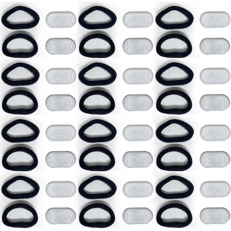 NISPIRA PLWF003 PLWF006 Stainless Steel Cat Water Fountain Activated Charcoal Water Filter Kit Replacements with Spongies For Petlibro 67oz/2L 101oz/3L Tomxcute 108oz/3.2L 135oz/4 L Pet 24 Pack