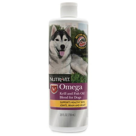 Nutri-Vet Omega Krill and Fish Oil Blend Liquid (Best Krill Oil For Dogs)