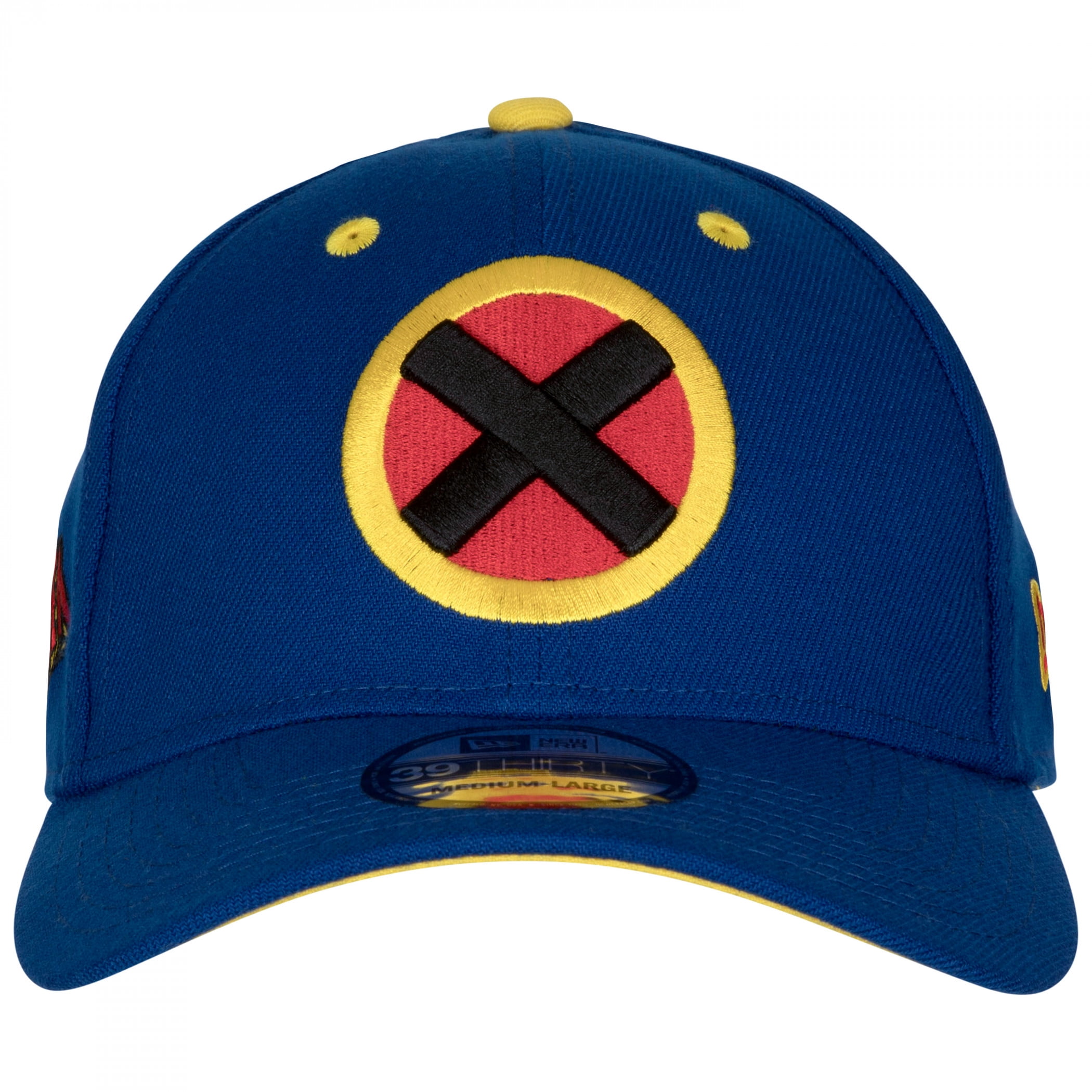 X-Men Logo Cyclops Colorway Era Fitted New 39Thirty Hat-Small/Medium