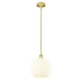 thumbnail image 2 of Innovations Lighting - White Venetian - 1 Light Stem Hung Pendant In Modern, 2 of 7