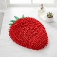 thumbnail image 5 of Unique Bargains Cute Cartoon Chenille Decorative Hand Towels for Bathroom Red 10" x 6", 5 of 6