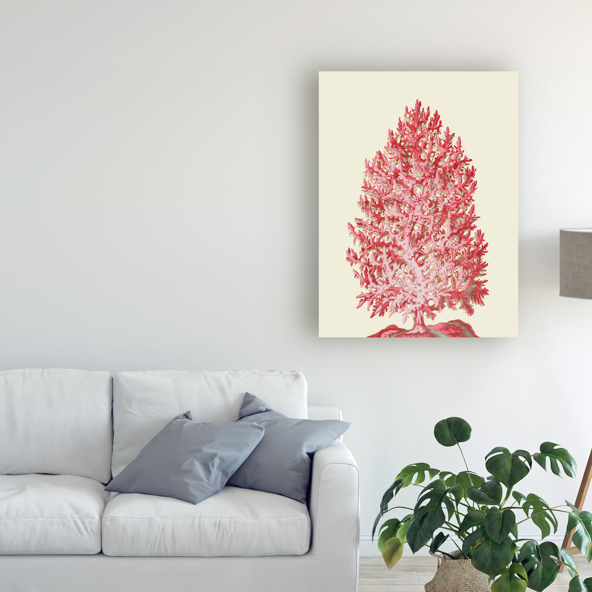 Trademark Fine Art 'Red Corals 1 d' Canvas Art by Fab Funky