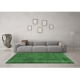 thumbnail image 3 of Ahgly Company Indoor Rectangle Abstract Emerald Green Modern Area Rugs, 7' x 10', 3 of 4