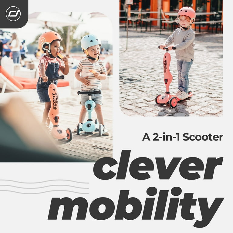 Scoot & Ride 2-in-1 Ride-On & Stand Scooter, Ages 1-5