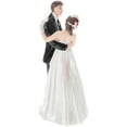 thumbnail image 5 of WHAMVOX Resin Bride and Groom Figurine Wedding Cakes Wedding Cake Decoration Desktop Couple Doll Resin Wedding Decor Party Cake Topper, 5 of 8