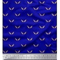 thumbnail image 1 of Soimoi Blue Poly Georgette Fabric Brush Stroke Abstract Print Fabric by the Yard 42 Inch Wide, 1 of 3
