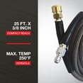 thumbnail image 3 of NorthStar Nonmarking Pressure Washer Hose, 4000 PSI, 25ft. x 3/8in., Model# 989401979, 3 of 3