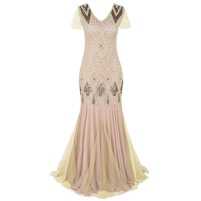 1920s mermaid dress