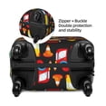 thumbnail image 4 of Xecao Construction Truck print Elastic Luggage Cover, with double-sided print , is perfect for travel, business, and daily use, 4 of 9