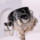 thumbnail image 4 of Gargantilla de cuero para mujer collar de cuero PU negro, 4 of 4