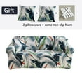 thumbnail image 6 of Dowbom Sofa Cover Printed,Super Stretch Sofa Slipcover for 1 2 3 4 Seater Furniture Protector Universal Non-slip Washable Elastic Couch Cover with 2 Pillowcase-S(90-140cm)-H, 6 of 8