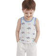 thumbnail image 2 of LYMAYTER 2-14Y Toddler Baby Boys Soft Cotton Sleeveless Tank Top Cute Cartoon Summer Casual Undershirts, 2 of 7