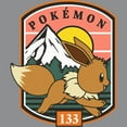 thumbnail image 2 of Junior's Pokemon Run Eevee 133 Graphic Crop T-Shirt, 2 of 4